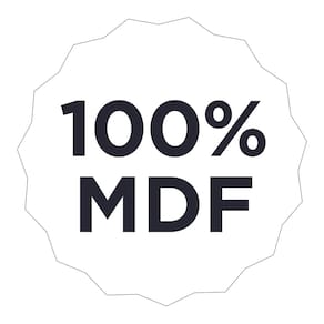 Painel de Ilha Canelado Nesher em MDF 15mm - 120cm de largura - Nature - 2