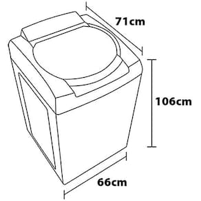 Lavadora de Roupas Brastemp 15Kg BWF15AB com Ciclo Tira Manchas Advanced, Ciclo Antibolinhas e Smart Sensor - Branca