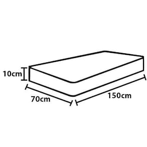 Colchão Globalflex Arco Iris Espuma D18 10x70x150cm - Estampado - 3