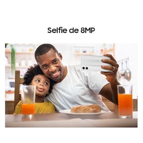 Smartphone Samsung Galaxy A05 Prata 128GB, 4GB RAM, Processador Octa-Core, Bateria de 5000mAh, Tela Infinita de 6.7", Câmera Traseira Dupla Dual Chip