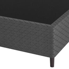 Base Box Casal Umaflex Diamont 26 x 138 x 188 cm - Cinza - 1