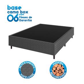 Base Box Casal Umaflex Diamont 26 x 138 x 188 cm - Cinza - 2