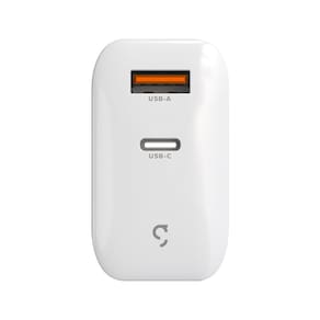 Carregador de Tomada Geonav Turbo Duo 48W com USB-A e USB-C para Celulares e Dispositivos Eletrônicos