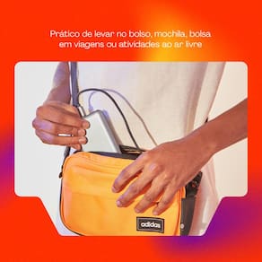 Carregador Portátil Geonav PB20K20WSG 20000 mAh com USB-A e USB-C para Celulares e Dispositivos Eletrônicos