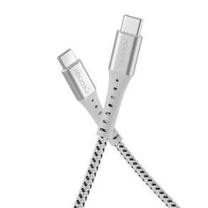 Cabo USB-C ESC06WT em Nylon Trançado Geonav – 1,2 metro