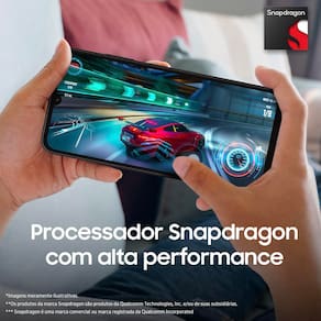 Smartphone Samsung Galaxy A05s Prata 128GB, 6GB RAM, Tela Infinita de 6.7", Processador Octa-Core, Câmera Tripla Traseira e Selfie de 13MP