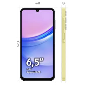 Smartphone Samsung Galaxy A15 4G Verde Claro 128GB, 4GB RAM, Processador Octa-Core, Câmera Tripla Traseira, Selfie de 13MP, Tela Infinita de 6.5" 90Hz - 2