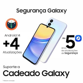Smartphone Samsung Galaxy A15 5G Azul Claro 256GB, 8GB RAM, Processador Octa-Core, Câmera Tripla Traseira, Tela Super Amoled de 6.5" 90Hz