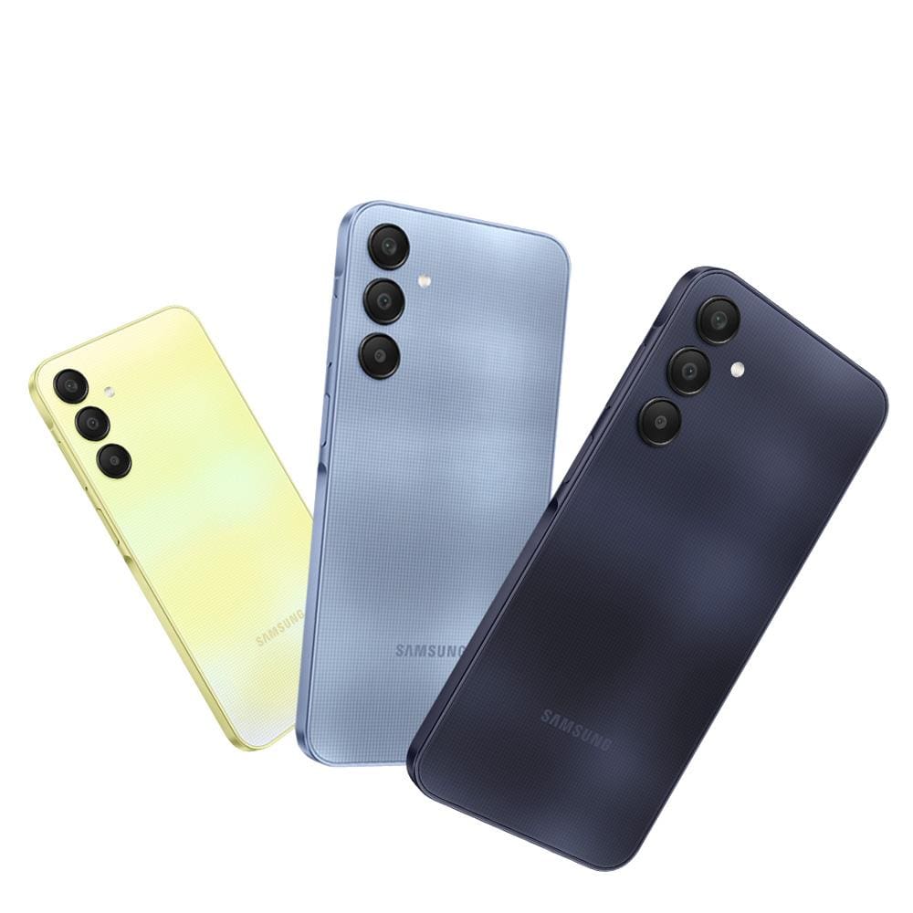 Smartphone Samsung Galaxy A25 5G Azul Claro 256GB, 8GB, Tela