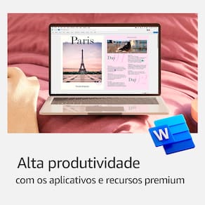Microsoft 365 Personal, Office 365 premium apps, Word, Excel, PowerPoint, Outlook, 1TB nuvem, 1 pessoa, para PC/Mac, iOS e Android - Assinatura Anual