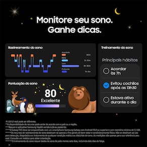 Samsung Galaxy Fit3 Prata Display de 1.6" AMOLED colorido, Bluetooth, Design Premium em Alumínio, Mais De 100 Exercícios e Resistente à Água e Poeira