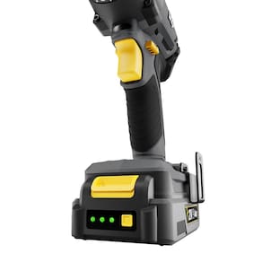 Parafusadeira e Furadeira de Impacto WAP K21 ID01 com acessórios - Cinza e Amarelo