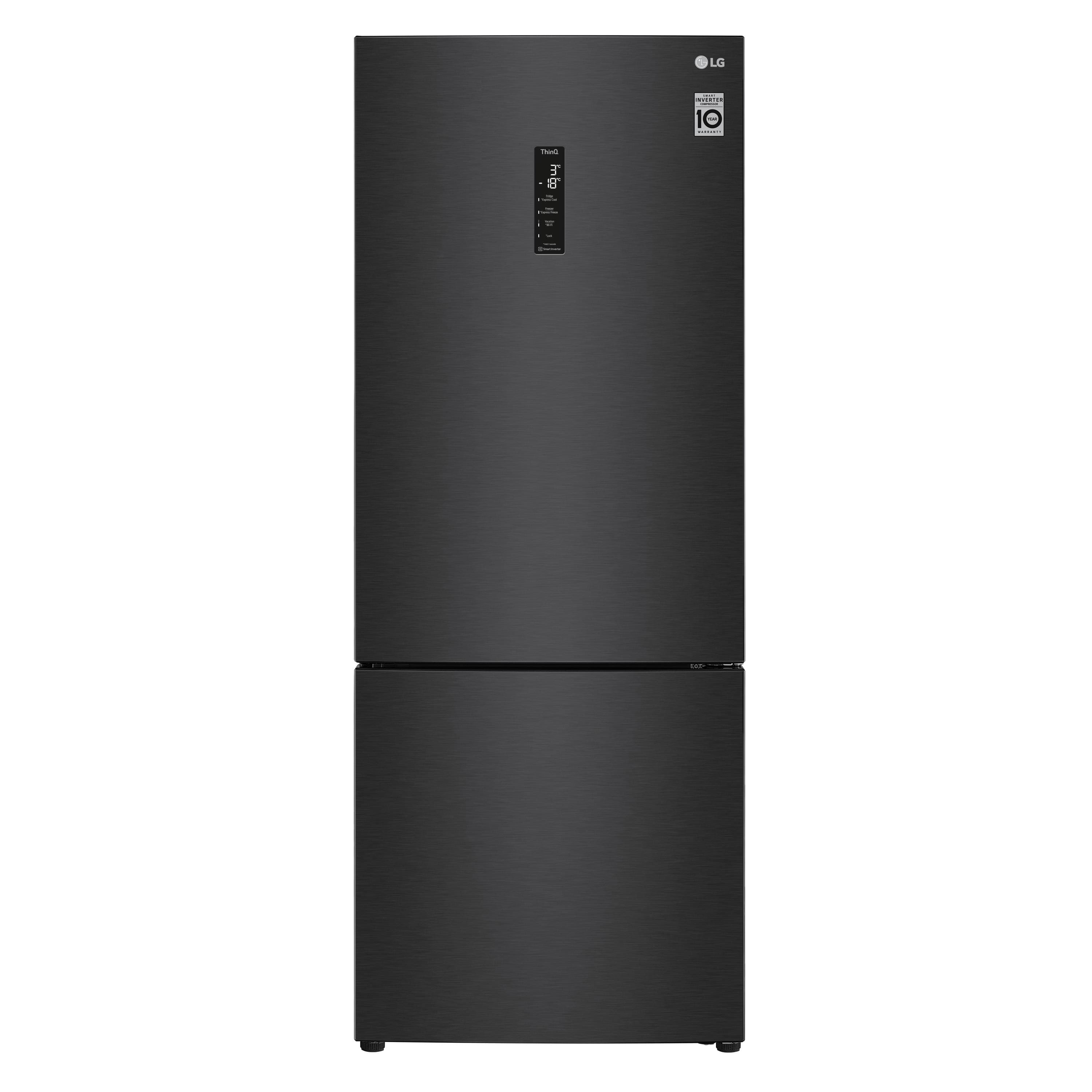 Geladeira LG Frost Free 462L Inverse Conectividade Wi-Fi ThinQ Preta - 220V