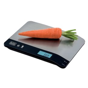 Balança de Cozinha Black Decker BC500 à Pilha com Acabamento em Inox e Capacidade de até 5kg