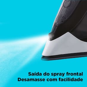 Ferro de Passar Roupa Black Decker, FX2700, com Vaporizador, Sistema Antigotejamento, Preto, Verde e Branco
