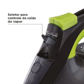 Ferro de Passar Roupa Black Decker, FX2700, com Vaporizador, Sistema Antigotejamento, Preto, Verde e Branco