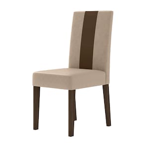 Mesa de Jantar Retangular Poliman Goya com 6 Cadeiras Revestidas em Suede