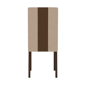 Mesa de Jantar Retangular Poliman Goya com 6 Cadeiras Revestidas em Suede