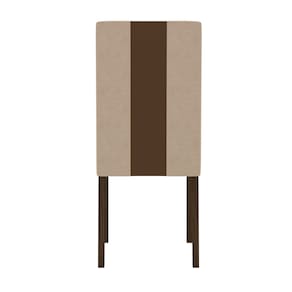 Mesa de Jantar Retangular Poliman Belle com Tampo de Vidro e 4 Cadeiras Revestidas em Suede