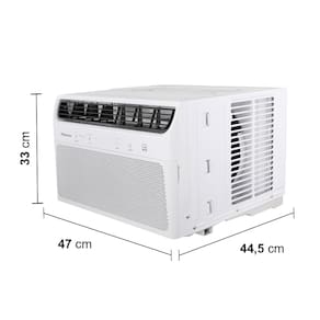Ar-condicionado de Janela Hisense AW-08CW2RVGU00 8500 BTUs - Branco