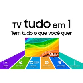 Smart TV QLED 75” 4K Samsung 75Q60D Gaming Hub, AI Energy Mode, Alexa built in, Wi-Fi Bluetooth USB