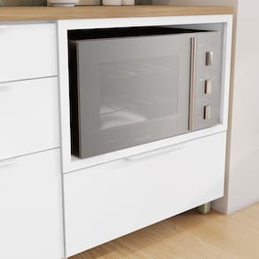 Cozinha Completa Nesher Marquesa em MDF com 3 Portas, 3 Gavetas, 3 Prateleiras - 190cm