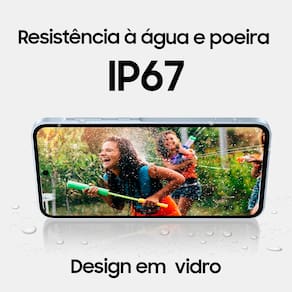Smartphone Samsung Galaxy A35 5G Azul Escuro 128GB, 6GB de RAM, Câmera Tripla Traseira de até 50MP, Selfie de 13MP e Tela Super AMOLED de 6,6”