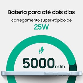 Smartphone Samsung Galaxy A35 5G Azul Claro 256GB, 8GB RAM, Câmera Tripla Traseira de até 50MP, Selfie de 13MP e Tela super AMOLED de 6.6”
