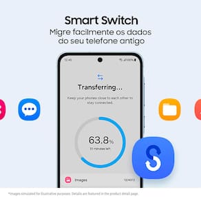 Smartphone Samsung Galaxy A55 5G 128GB 8GB RAM Câmera Tripla Traseira de até 50MP Selfie de 32MP Tela Super AMOLED 6.6" - Azul Escuro