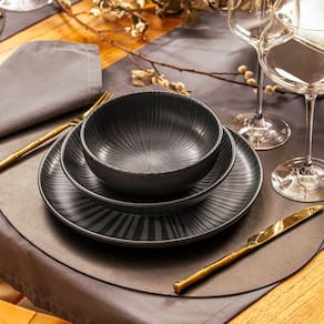 Aparelho de Jantar Oxford Onix em Cerâmica com 20 peças - 1
