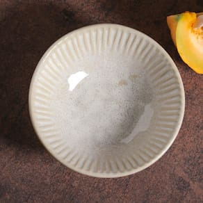 Conjunto de Cumbucas Porto Brasil Cerâmica Linhas Latte Bege 6 peças – 370 ml - 3