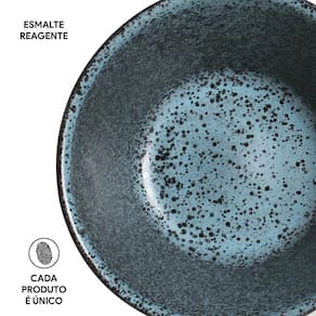 Conjunto de Cumbucas Porto Brasil Neo Night Sky Azul 6 peças – 370 ml