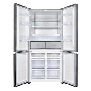 Geladeira TCL Multidoor C516CDN Inverter Frost Free Twin Eco Espaço Flex Metal Cooling Painel Digital com 4 Portas Inox - 516L