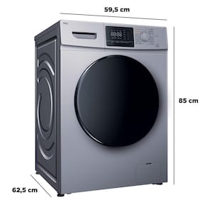Lava e Seca TCL 11kg/7kg com Motor BLDC Inverter e Sistema Air Wash C311WDS - Prata