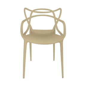 Cadeira de Jantar Berrini Seat&Co com Encosto Fixo - Fendi - 1