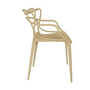 Cadeira de Jantar Berrini Seat&Co com Encosto Fixo - Fendi - 3