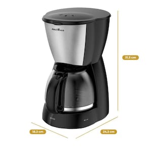 Cafeteira Elétrica Britânia BCF32A 30 xícaras - Preto e Inox