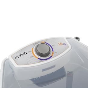 Tanquinho de Roupas Semiautomático Libell 14 kg com 5 Programas de Lavagem, Função Elimina Fiapos - Brancoo - 220V - 3