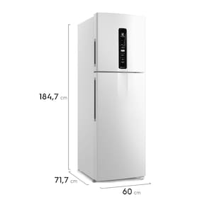 Geladeira Electrolux Frost Free Inverter IF45 com Efficient AutoSense Duplex e Painel Digital Branca - 410L