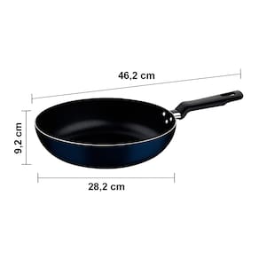 Frigideira Funda Tramontina Ravena em Alumínio com revestimento interno Antiaderente Starflon Max 3,3 L - Azul - 3