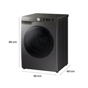 Lava e Seca Samsung 13Kg Smart WD13T504 3 em 1 com Ecobubble e AirWash - Inox
