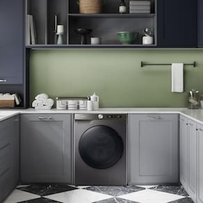 Lava e Seca Samsung 13Kg Smart WD13T504 3 em 1 com Ecobubble e AirWash - Inox