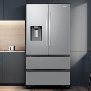 Geladeira Smart Samsung Frost Free French Door RF26 com SpaceMax e All Around Cooling 550L - Inox