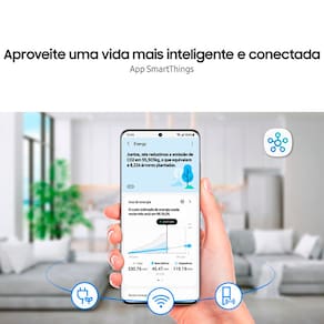 Geladeira Smart Samsung Frost Free French Door RF26 com SpaceMax e All Around Cooling 550L - Inox