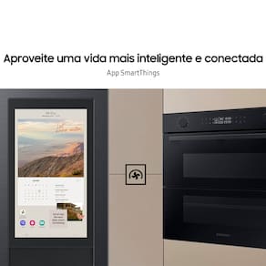 Geladeira Smart Samsung Frost Free French Door RF27 com Soundbar 564L - Black Inox