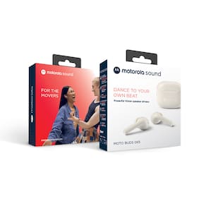Fone de Ouvido Bluetooth Motorola Moto Buds 065 – Branco
