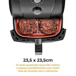 Fritadeira Elétrica Britânia Redstone BFR50 5,5 L – Preto - 220V - 3