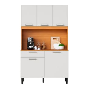 Kit Cozinha Orquídea Itatiaia com 5 portas e 1 gaveta – 120 cm de largura