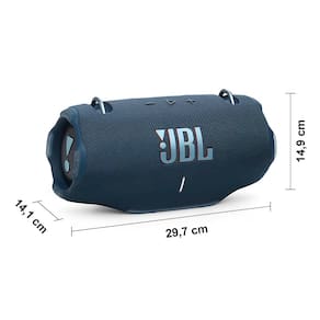 Caixa de Som Portátil JBL XTREME 4 com 30 W RMS + 2 Tweeters, Bluetooth 5.3 e Resistência à Água IP67 - Azul