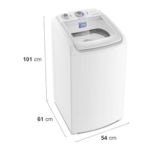 Lavadora de Roupas Electrolux 9kg LED09 com Vidro Temperado e Ciclo Edredom - Branca